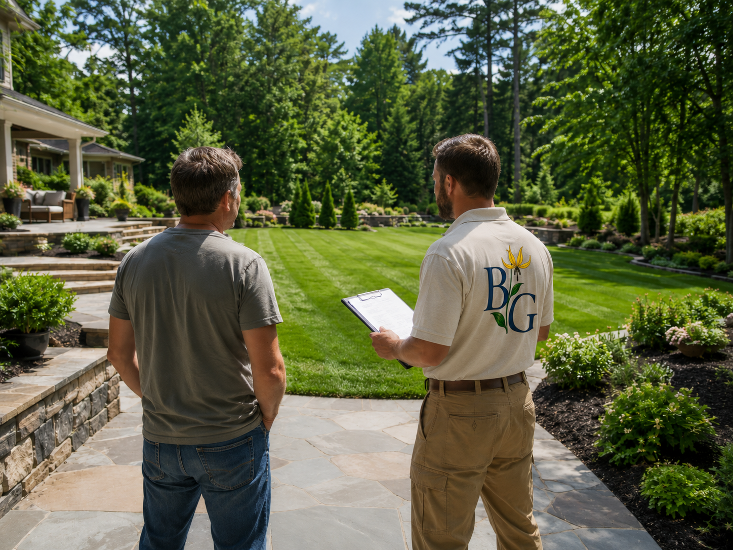 Professional outdoor consultation